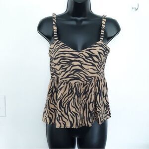 Hollister animal print top